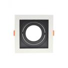 Spot Recuado De Embutir Quadrado Móvel Par30 Branco+preto Taschibra Spot Recuado De Embutir Quadrado Móvel Par30 Branco+preto Taschibra