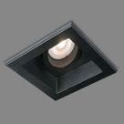Spot Recuado Embutir MR16 Dicroica Quadrado Preto
