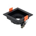 Spot Recuado Embutir para Mr11 Quadrado Bivolt preto - 05614A - OUROLUX