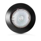 SPOT REDONDO DE EMBUTIR PRETO COM LED 7w DIMERIZAVEL