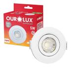 Spot Redondo Embutir Super Led 5W Branco Neutro Bivolt