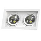 Spot Retangular Embutir Recuado 2x Ar70 Branco Saveenergy Spot Retangular Embutir Recuado 2x Ar70 Branco Saveenergy