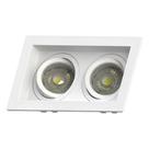 Spot Retangular Recuado 2x Dicroica Branco Saveenergy