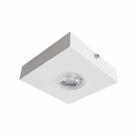 Spot Semi-Embutido Quadrado Branco + MR16 4,8W Br. Frio ST3148