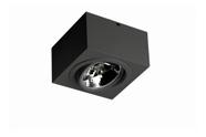 Spot sobrepor branco ou branco quadrado kube com led ar11