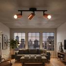 Spot Sobrepor Direcionável Luz Direcionada Trilho Fokus 03 Lâmpadas E27 Moderno Bivolt Pronto Para Instalar Spot Sobrepor Direcionável Luz Direcionada Trilho Fokus 03 Lâmpadas E27 Moderno Bivolt Pronto Para Instalar