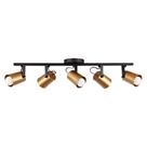 Spot Sobrepor Direcionável Luz Direcionada Trilho Fokus 05 Lâmpadas E27 Moderno Bivolt Pronto Para Instalar Spot Sobrepor Direcionável Luz Direcionada Trilho Fokus 05 Lâmpadas E27 Moderno Bivolt Pronto Para Instalar