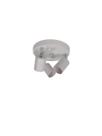 Spot Sobrepor Direcionável Triplo com Base Redonda Branco GU10 20cm