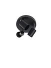 Spot Sobrepor Direcionável Triplo com Base Redonda Preto GU10 20cm