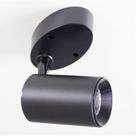 Spot Sobrepor Led 7w Bivolt Delis Preto 3000K