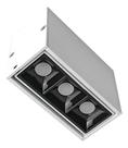 Spot Sobrepor Picco Triplo Orientável Interlight 2782ab Estrutura Branco preto