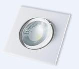 Spot Super Led Quadrado 5w Dicroica Embutir 6500k Frio - CTB