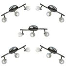 Spot Track Diamont Circular Aco Regulavel Base G-9 P/ 3 Lamp. Max. 35w 05 Unidades