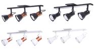 Spot Trilho 3 Soquetes E27 Direcionável Bivolt Alumínio 50cm Decorativo