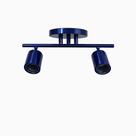 Spot Trilho Industrial Aluminio Teto 2 Luzes GU10 Bivolt Lumini Lab