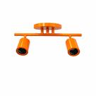 Spot Trilho Industrial Aluminio Teto 2 Luzes GU10 Bivolt Lumini Lab
