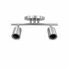 Spot Trilho Industrial Aluminio Teto 2 Luzes GU10 Bivolt Lumini Lab
