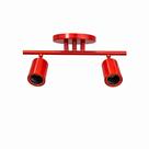 Spot Trilho Industrial Aluminio Teto 2 Luzes GU10 Bivolt Lumini Lab