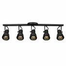 Spot Trilho Light Aluminio Teto E27 5 Luzes Lumini Lab