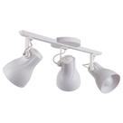 Spot Trilho Para Quarto Sala Cozinha Balcão Luz Direcionada Octa Plus Branco 3 Lâmpadas Bivolt Não Enferruja