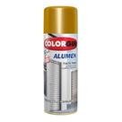 Spray Acrílico Metálico para Alumínio e Metais Alumen 1001 Bronze 350ml Colorgin