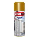 Spray Alumen Bronze Colorgin 1001 350ml - Tinta Acrílica Metálica para Alumínio e Metais