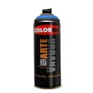 Spray Arte Urbana Azul Netuno 925 Colorgin - Tinta Acrílica Fosca para Alvenaria, Madeira e Metal