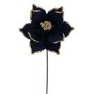 Spray Artificial Vickerman Poinsettia Negra 21.5 cm (Paquete de 6) Spray Artificial Vickerman Poinsettia Negra 21.5 cm (Paquete de 6)