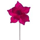 Spray Artificial Vickerman Poinsettia Rosa Fucsia 21,5 cm Paquete de 6 Spray Artificial Vickerman Poinsettia Rosa Fucsia 21,5 cm Paquete de 6