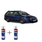 Spray automotivo azul ocean fiat + verniz spray 300ml