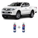 SPRAY AUTOMOTIVO Branco Alpino Lisa - W11 Mitsubishi + SPRAY VERNIZ 300ML