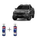 Spray automotivo cinza antique jeep + verniz spray 300ml Spray automotivo cinza antique jeep + verniz spray 300ml