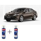 Spray automotivo cinza hematita + verniz spray 300ml