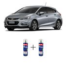 Spray automotivo cinza satin steel gm + verniz spray 300ml Spray automotivo cinza satin steel gm + verniz spray 300ml