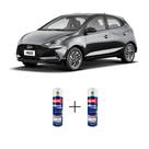 SPRAY AUTOMOTIVO Cinza Silk Met - M9G Hyundai + SPRAY VERNIZ 300ML SPRAY AUTOMOTIVO Cinza Silk Met - M9G Hyundai + SPRAY VERNIZ 300ML