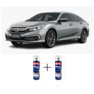 SPRAY AUTOMOTIVO Prata Platinum Met - NH830M Honda + SPRAY VERNIZ 300ML SPRAY AUTOMOTIVO Prata Platinum Met - NH830M Honda + SPRAY VERNIZ 300ML