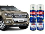 Spray automotivo prata viena + verniz spray 300ml