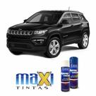 Spray automotivo preto carbon jeep + verniz spray 300ml