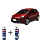 Spray automotivo vermelho oppulence fiat + verniz spray 300ml