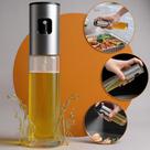 Spray Borrifador Pulverizador de azeite E Tempero Vinagre Óleo Culinario Para Salada Prata 100ml