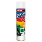 Spray Colorgin Decor Multiuso Branco Fosco 360ml - Resina Acrílica - Uso Interno e Externo