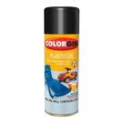 Spray Colorgin Preto Fosco para Plásticos PVC Madeira Metal - 350ml