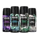 Spray corporal AXE Fine Fragrance, pacote com 4 pacotes de 120 ml Spray corporal AXE Fine Fragrance, pacote com 4 pacotes de 120 ml