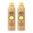 Spray Corporal Protetor Solar Sun Bum Original SPF 70 177mL (pacote com 2 unidades)