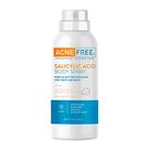 Spray corporal sem acne, ácido salicílico, clarificador de poros, 150 ml