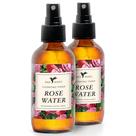 Spray de água de rosas Baja Basics, toner hidratante, 120 ml, pacote com 2 unidades