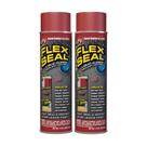 Spray de borracha sobre revestimento selante Flex Seal 414ml vermelho, pacote com 2