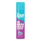Spray de cabelo rave 4X Mega Aerosol sem perfume 325 ml Lasting Hold