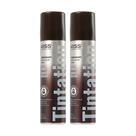Spray de coloração de cabelo temporário vermelho da Kiss Tintation Dark Brown