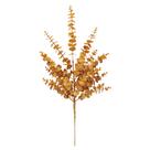 Spray de eucalipto artificial Vickerman 71 cm Gold Glitter, pacote com 2 Spray de eucalipto artificial Vickerman 71 cm Gold Glitter, pacote com 2
